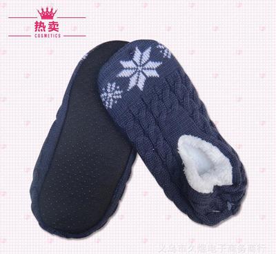 【專業品質】 男款加厚絞花雪花地板襪 新品上市(圖)